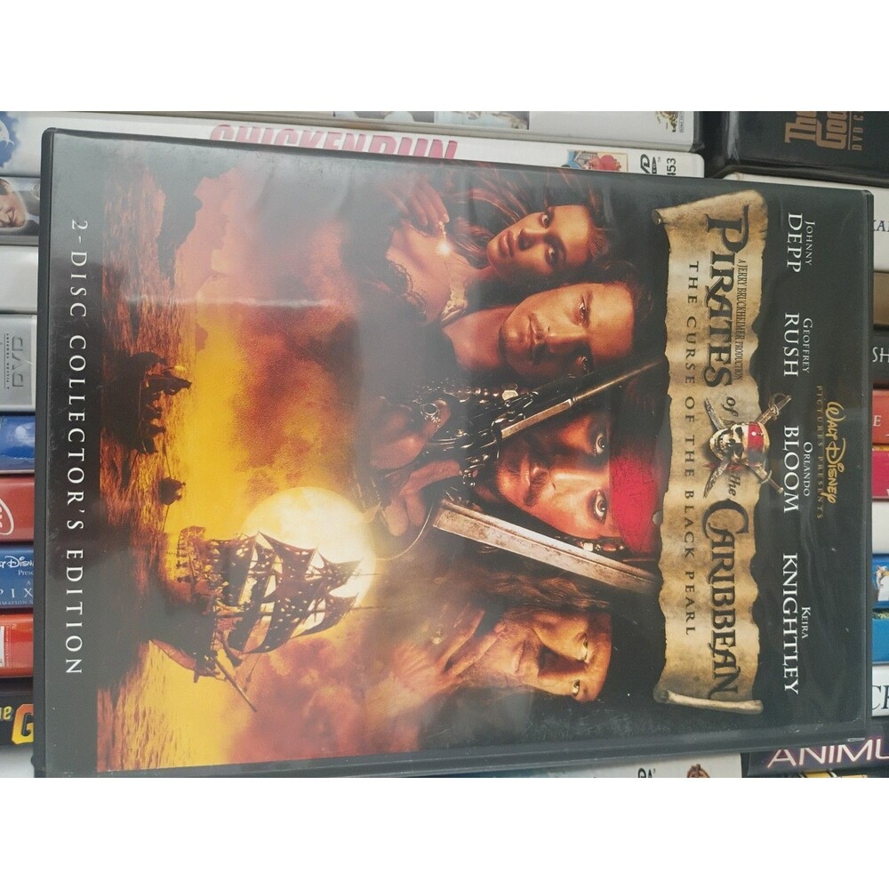 Pirates of the Caribbean Curse of the Black Pearl (Used DVD Sale)